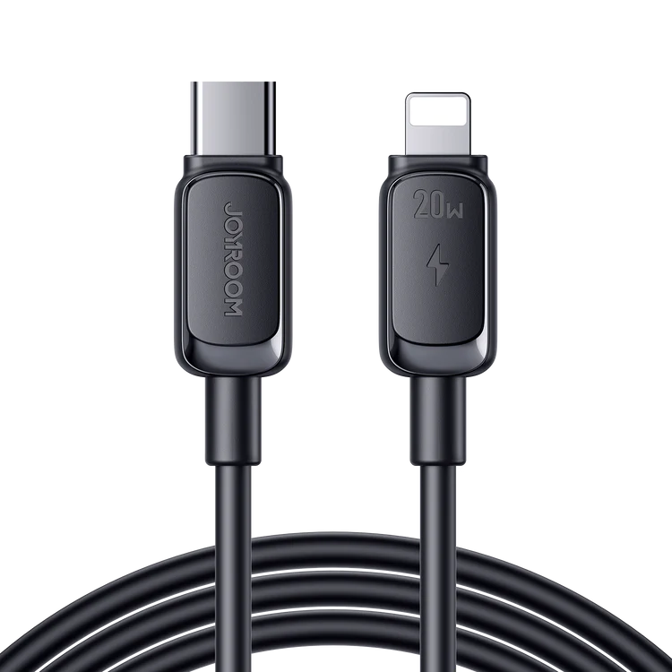 [JR-SA14-CL-B] JoyRoom 20w Type C - Lighting Fast Charging Data Cable | 1.2Mt Black