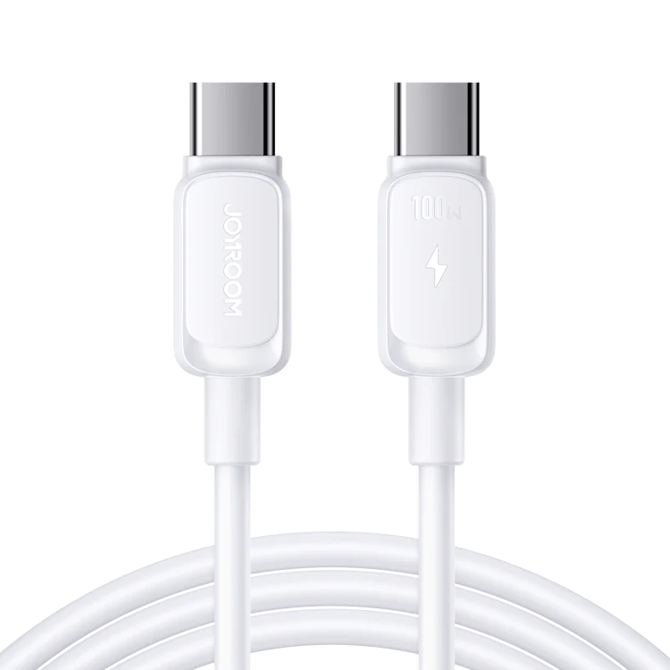 [JR-SA14-W] JoyRoom 60w USB Type C - C Fast Charging Data Cable | 1.2Mt White