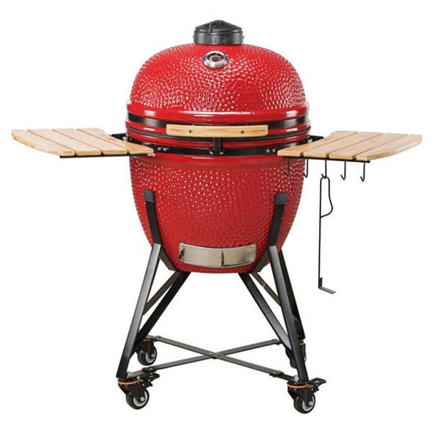 Kamado Bono GRANDE Large 23" Ceramic Barbeque Grill | Red
