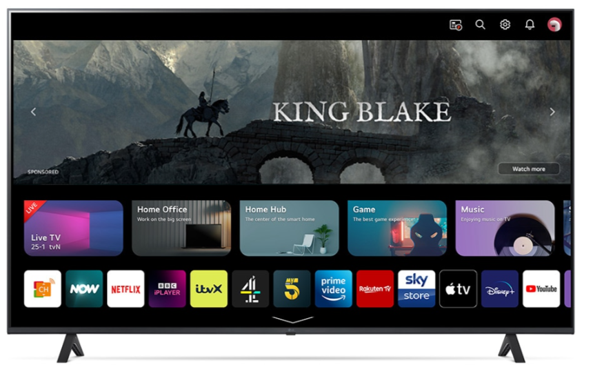 [75UR78006LK.AEK] LG 75" UltraHD 4K Smart Television | 75UR78006LK