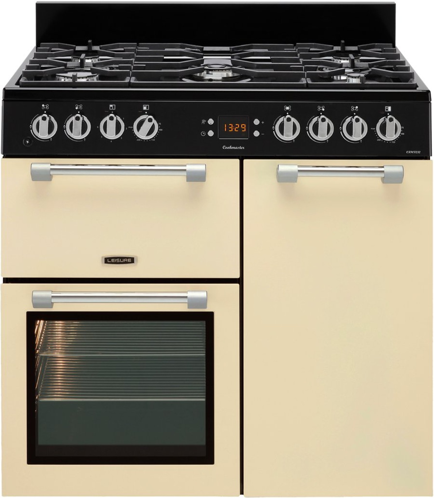 [CK90F232C] Leisure 90cm Dual Fuel Range cooker Cream