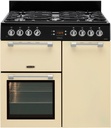 Leisure 90cm Dual Fuel Range cooker Cream
