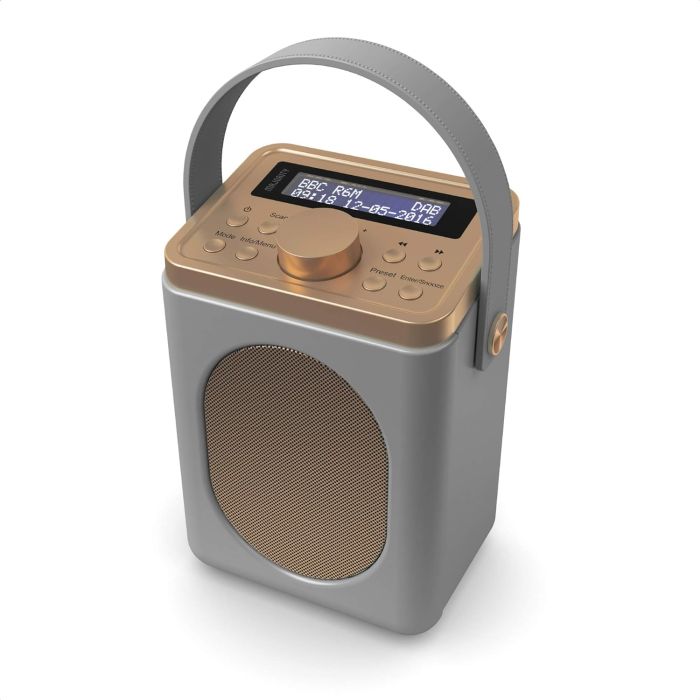 [LSHDABGRYUK] Majority Portable Bluetooth FM DAB Radio | Grey
