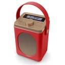 Majority Portable Bluetooth FM DAB Radio | Red