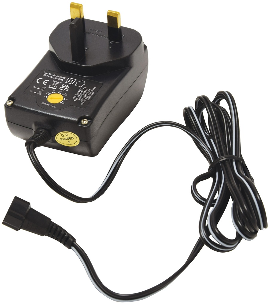 [661403] Mercury Universal 1500mA 3-12v Power Supply Adaptor
