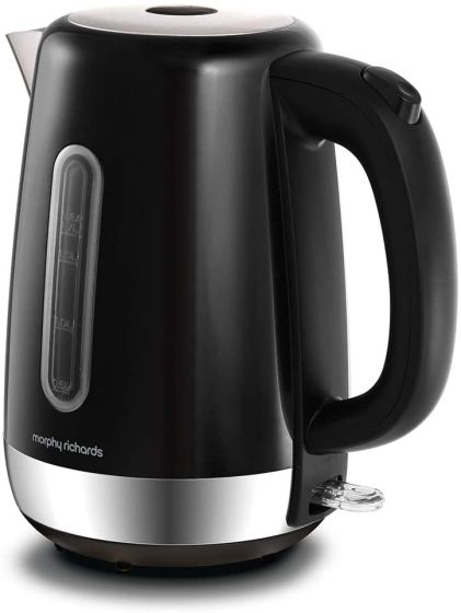 [102783] Morphy Richards Equip Metallic Jug Kettle | Black