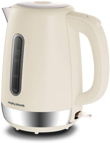 [102784] Morphy Richards Equip Metallic Jug Kettle | Cream