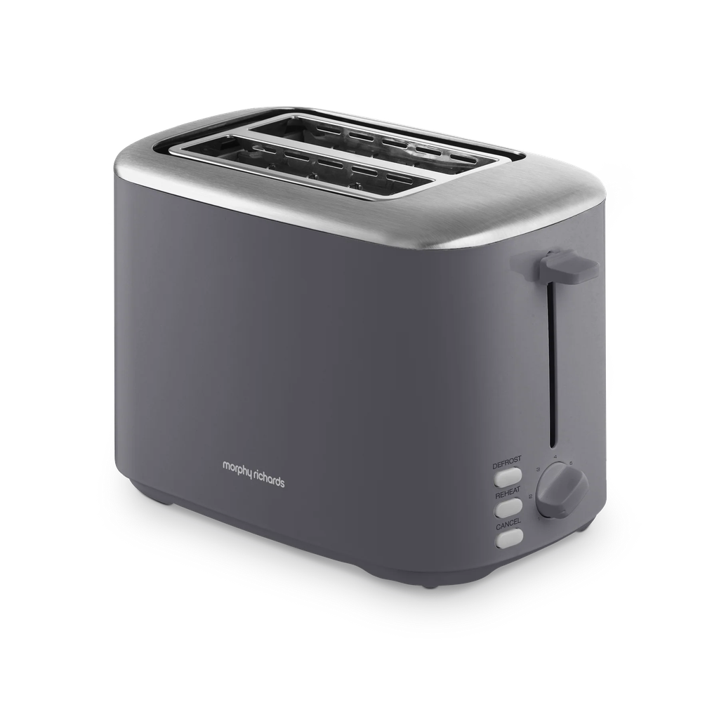 Morphy Richards Equip Steel Toaster | Grey