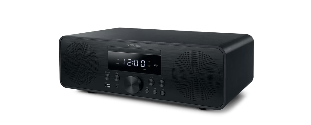 [M-880FBC] Muse Bluetooth Micro System c/w FM Radio, CD & USB | Black