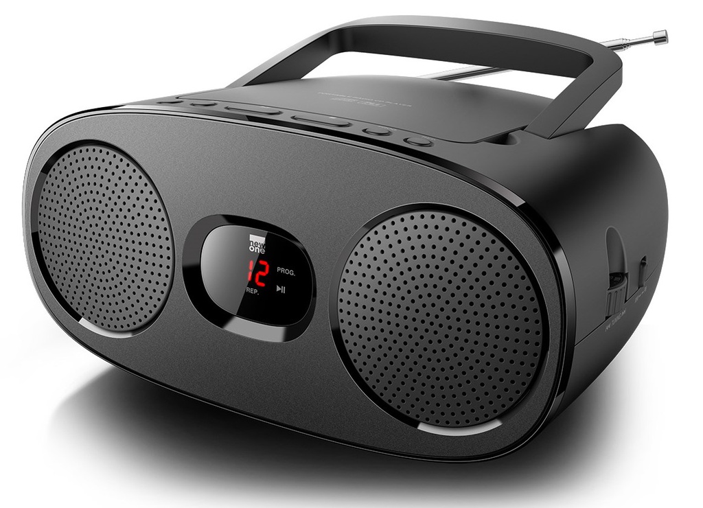 Muse NewOne Portable CD Radio Boombox | Black