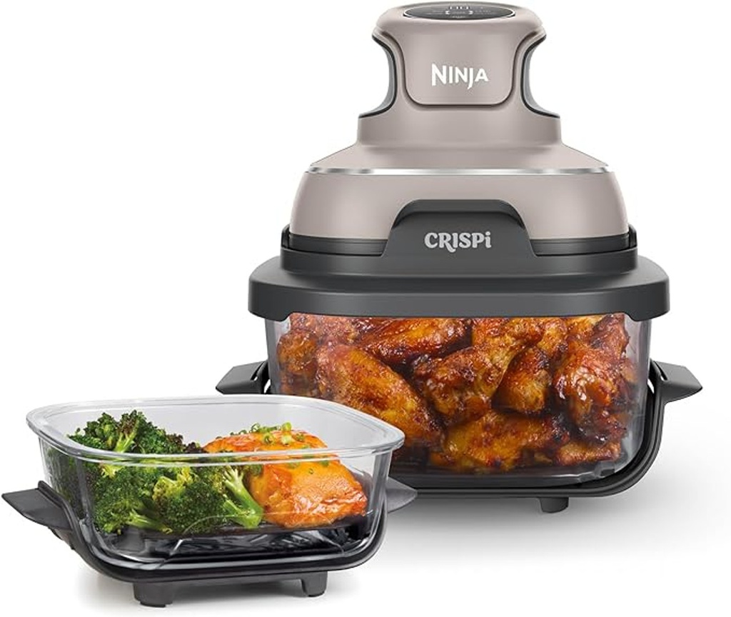[FN101UKST] Ninja CRISPi 4in1 Portable Glass Air Fryer | Stone