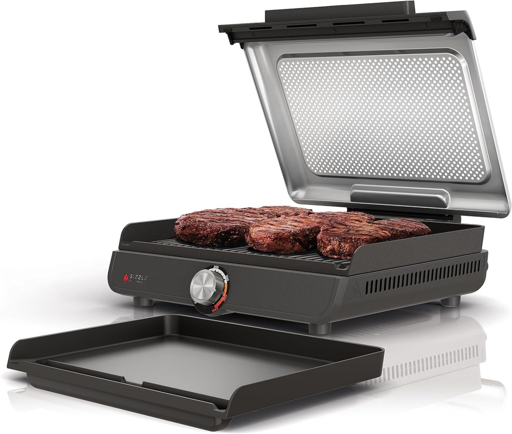 [GR101UK] Ninja Sizzle Indoor Grill & Flat Plate