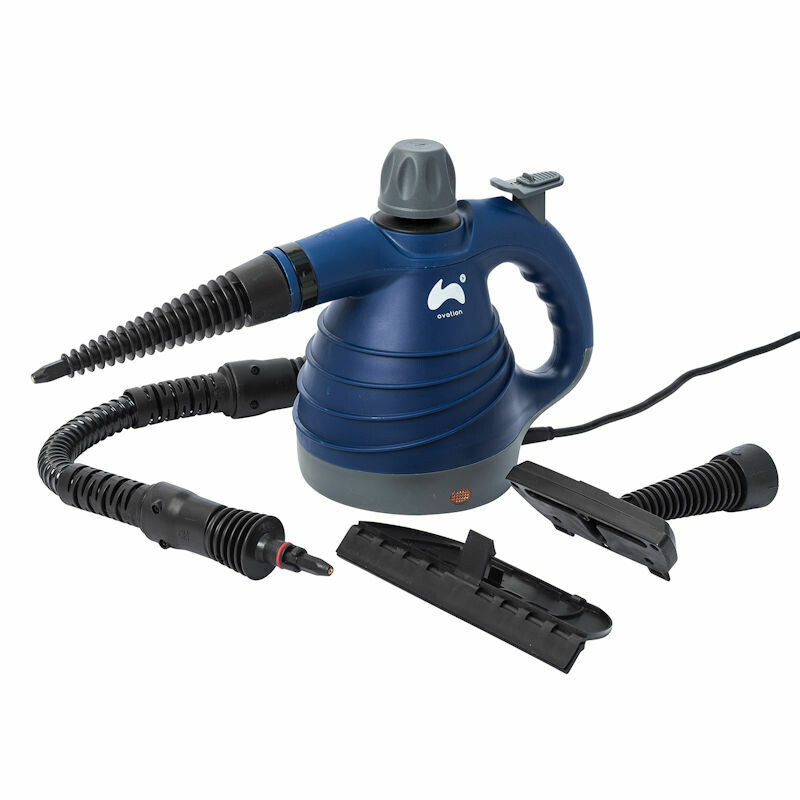 OVATION STEAM CLEANER. HANDHELD MULTI FUNCTION STEAM CLEANER WITH TOOLS OVAHT105