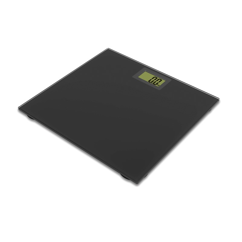 Omega digital black bathroom scales