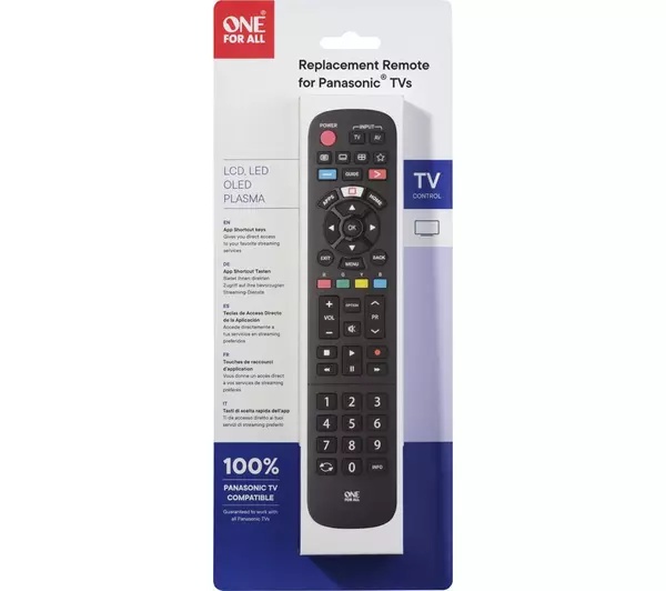 One For All Panasonic Television Remote Control | Smart Buttons