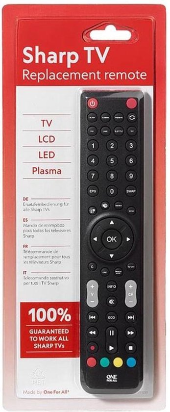 [URC1921] One For All SHARP Remote Control