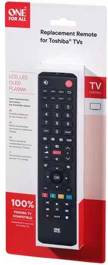 One For All Toshiba TV Remote Control