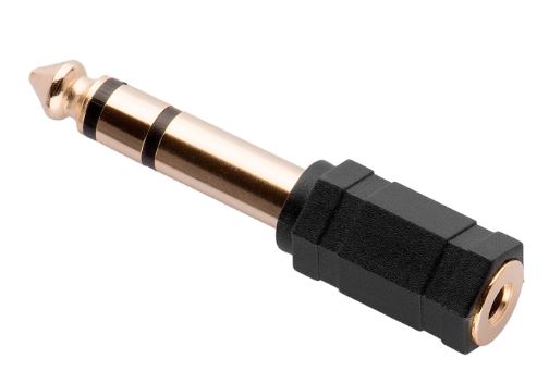 [710922] Peats Techlink 3.5mm to 6.35mm Stereo Adaptor