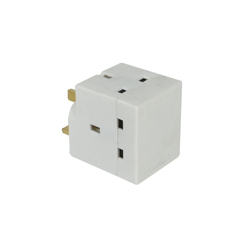 [7004] Powermaster 13A 3-Way Multiplug Adaptor