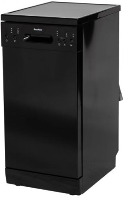 [P24510M6BL] Powerpoint Black 45cm Slimline Dishwasher