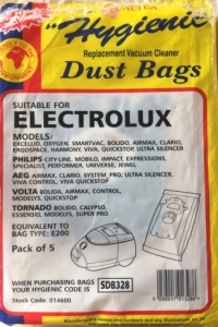 Qualtex Electrolux S-Bag Vacuum Cleaner Bags