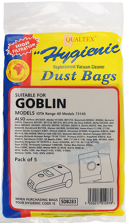 [SDB283] Qualtex Vax / Goblin Vacuum Cleaner Bags