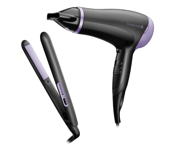 [D3016GP] Remington Style Essentials Hair Dryer & Straightener Gift Set