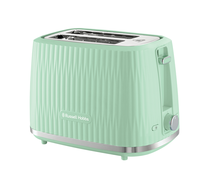 [27374] Russell Hobbs Eden 2 Slice Toaster | Pistachio Green