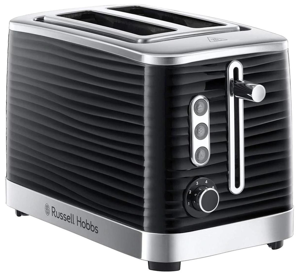 [24371] Russell Hobbs Inspire Black 2 Slice Toaster