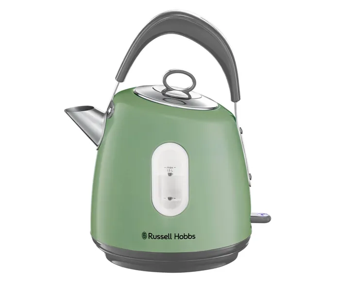 [28134] Russell Hobbs Stylevia Traditional Kettle | Sage Green