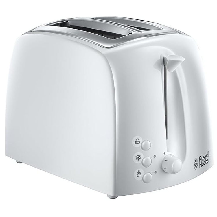 Russell Hobbs Textures White 2 Slice Toaster