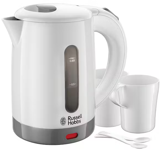 [23840] Russell Hobbs White Travel Jug Kettle