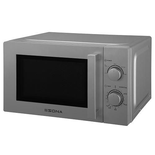 [980548] Sona 20 Litre 700w Silver Microwave Oven