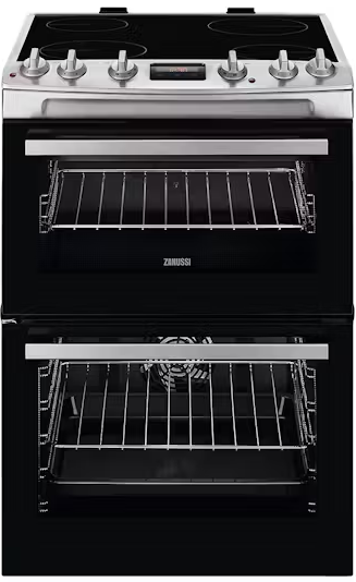 [ZCV66250XA] Zanussi S/Steel 60cm Ceramic Electric Cooker