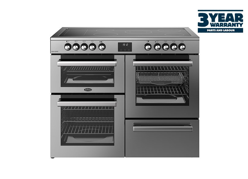 [444411804] Belling Cookcentre 110cm Electric Stainless Range cooker