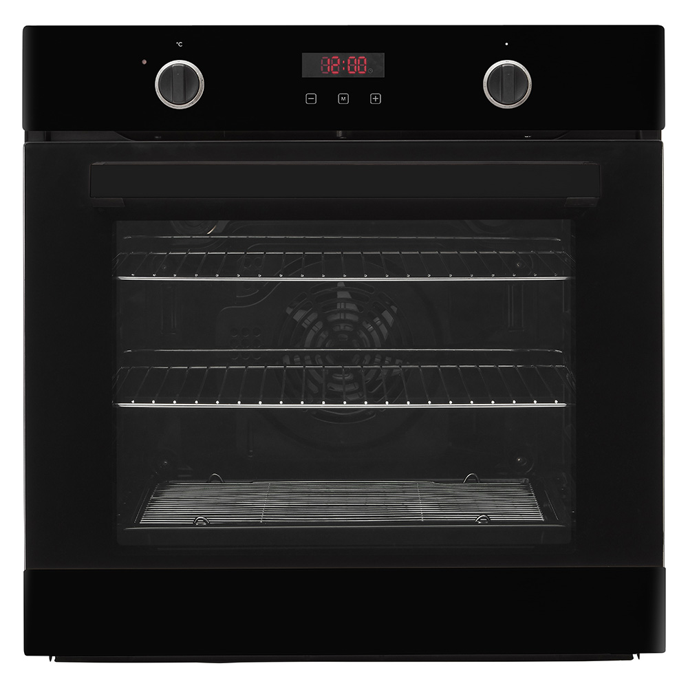CDA Matrix Black Built In MultiFunction Single Fan Oven c/w Timer