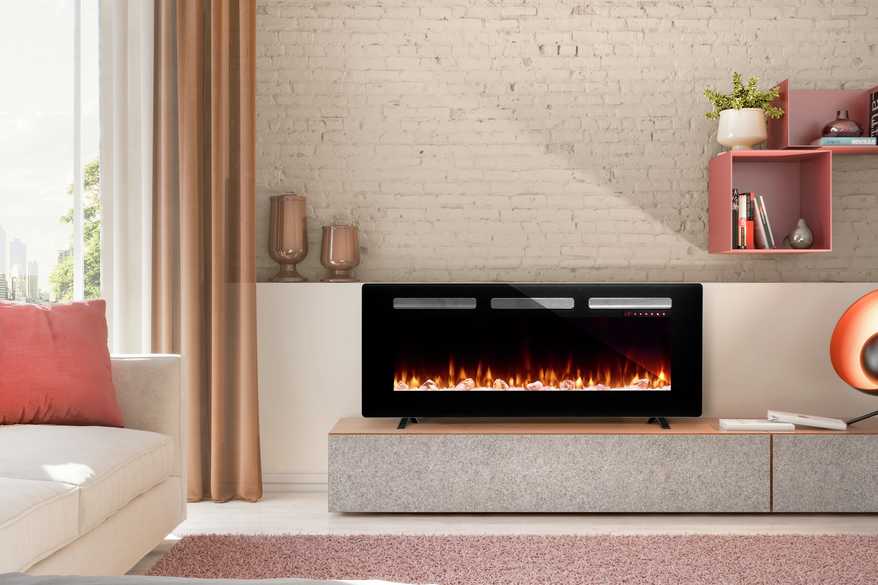 [DVF-1200UK] Dimplex 'Sierra 48" Optiflame Linear LED Wall Fire