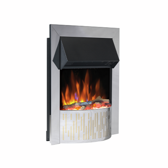 [GST20CH] Dimplex Gorstan Optiflame Inset Electric Fire | Chrome