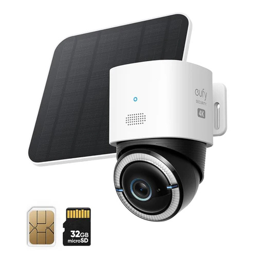 [S330] Eufy 4G LTE Cam S330 Outdoor Camera with Solar Panel ( Sim Card Camera )