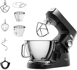 [KVC85.004BK] Kenwood 1200w Chef Mixer c/w 5 Ltr Bowl| Black