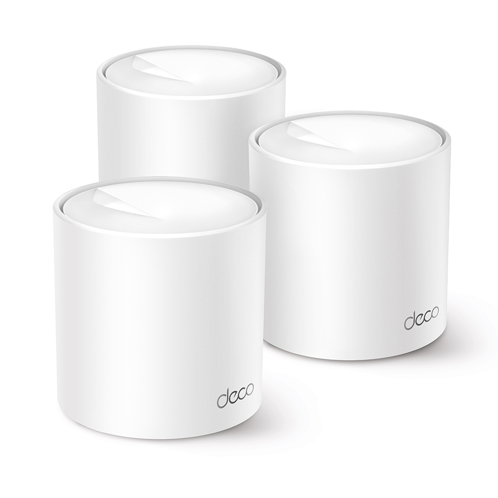 [DECO X1500 3PK] TP-Link Deco AX1500 Whole Home Mesh Wi-Fi 6 System | 3-Pack