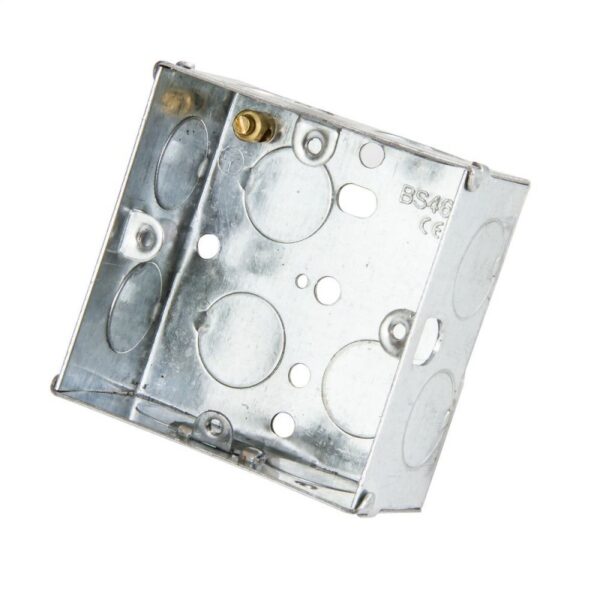 Flush box 1 gang 47mm galv