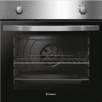Candy Stainless Steel Single Fan Oven.