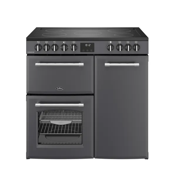 [FH90EANT] Belling Farmhouse Electric Anthracite 90cm range cooker