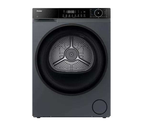 HAIER X Series 5 WiFi-enabled 9 kg Heat Pump Tumble Dryer | Graphite