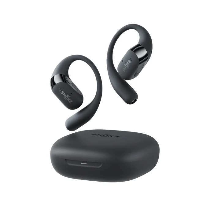 Shokz OpenFit 2+ Open-Ear Wireless Earbuds - Black