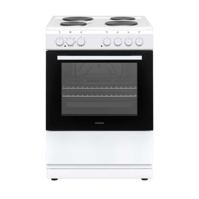Nordmende 60cm Solid Plate Cooker | White