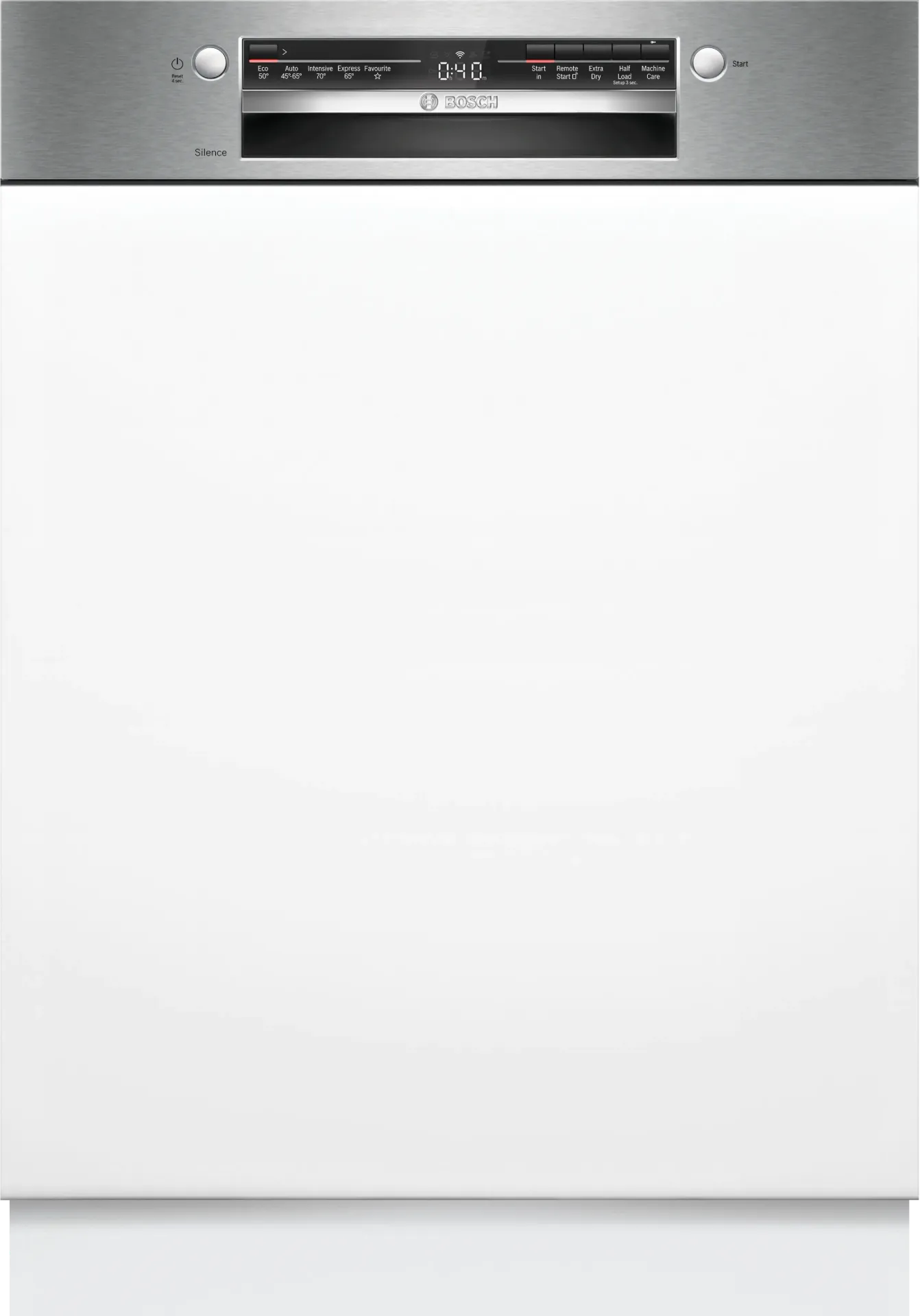 [SMI2HTS02G] BOSCH 60cm Semi Integrated Dishwasher Brushed Steel