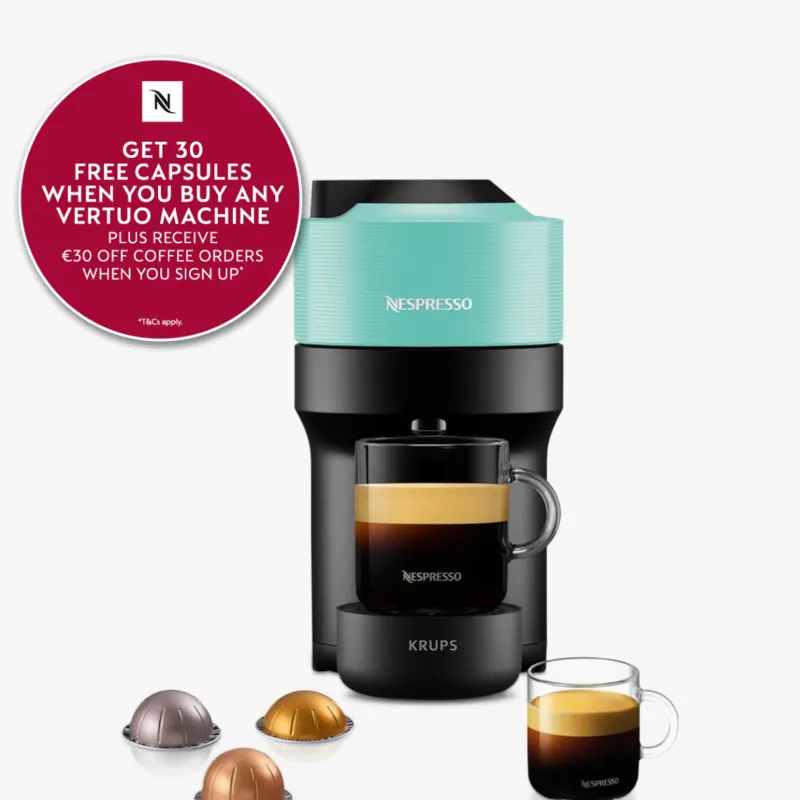 [XN920440] Krups Nespresso Vertuo Pop Coffee Maker 3045380022072Mint