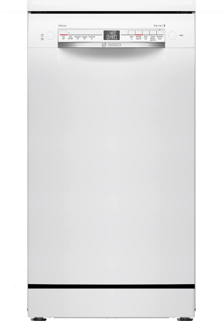 Bosch Series2 45cm 9 Place Slimline Dishwasher | White